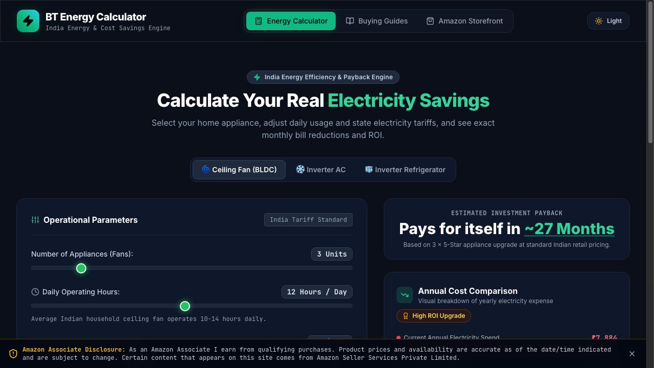 Building BT Energy Calculator